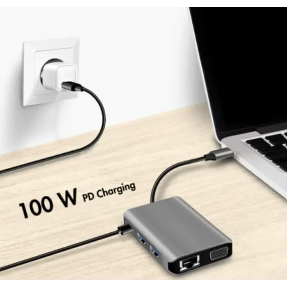 დოქ სადგური Logilink UA0410 USB 3.2 Gen 1 docking station USB-C 7 ports PD anthracite, 4 imageდოქ სადგური Logilink UA0410 USB 3.2 Gen 1 docking station USB-C 7 ports PD anthracite, 4 imageდოქ სადგური Logilink UA0410 USB 3.2 Gen 1 docking station USB-C 7 ports PD anthracite, 4 image