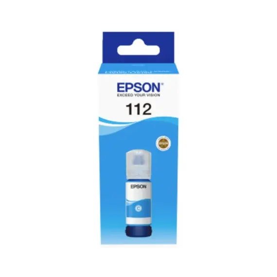კარტრიჯის მელანი Epson EcoTank 112 I/C (C) L65**/L15*** Cyan Bottleკარტრიჯის მელანი Epson EcoTank 112 I/C (C) L65**/L15*** Cyan Bottleკარტრიჯის მელანი Epson EcoTank 112 I/C (C) L65**/L15*** Cyan Bottle