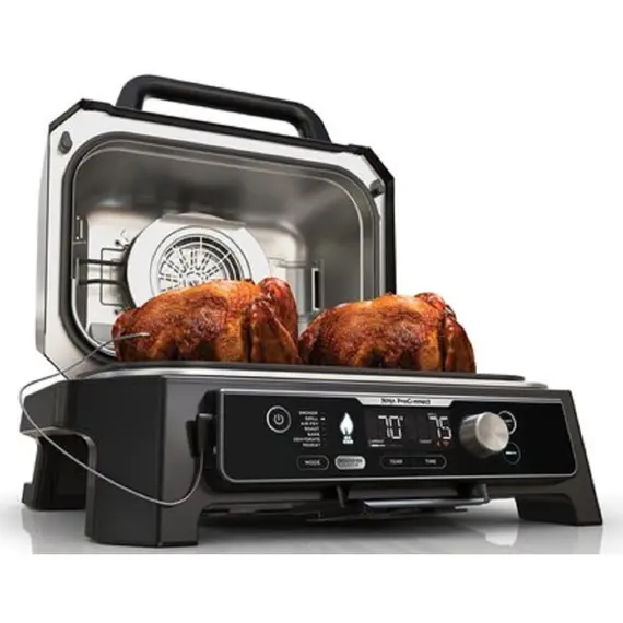 გრილი Ninja OG901EU Woodfire Pro Connect XL, 1700W, Outdoor Grill, Black/Blue, 3 imageგრილი Ninja OG901EU Woodfire Pro Connect XL, 1700W, Outdoor Grill, Black/Blue, 3 imageგრილი Ninja OG901EU Woodfire Pro Connect XL, 1700W, Outdoor Grill, Black/Blue, 3 image