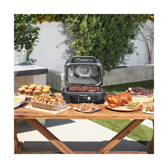 გრილი Ninja OG901EU Woodfire Pro Connect XL, 1700W, Outdoor Grill, Black/Blue, 7 imageგრილი Ninja OG901EU Woodfire Pro Connect XL, 1700W, Outdoor Grill, Black/Blue, 7 imageგრილი Ninja OG901EU Woodfire Pro Connect XL, 1700W, Outdoor Grill, Black/Blue, 7 image
