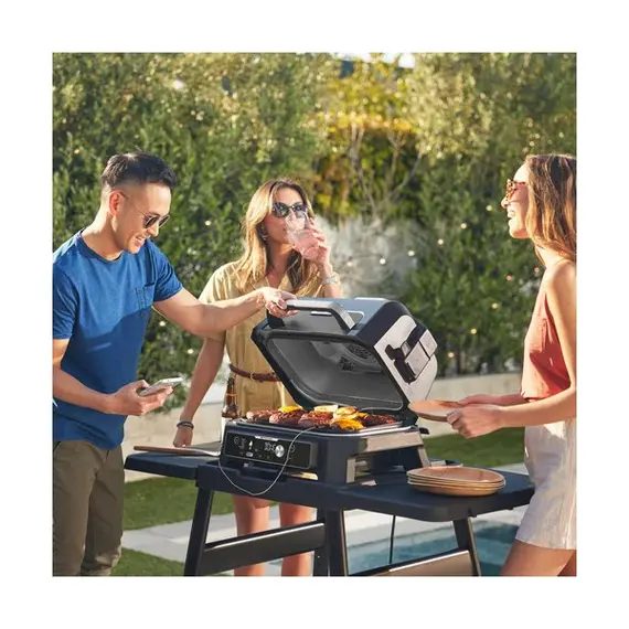 გრილი Ninja OG901EU Woodfire Pro Connect XL, 1700W, Outdoor Grill, Black/Blue, 6 imageგრილი Ninja OG901EU Woodfire Pro Connect XL, 1700W, Outdoor Grill, Black/Blue, 6 imageგრილი Ninja OG901EU Woodfire Pro Connect XL, 1700W, Outdoor Grill, Black/Blue, 6 image