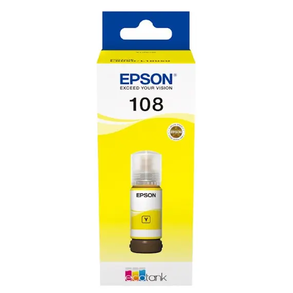 კარტრიჯის მელანი Epson 108 C13T09C44A, 7200P, Ink Cartridge, Yellowკარტრიჯის მელანი Epson 108 C13T09C44A, 7200P, Ink Cartridge, Yellowკარტრიჯის მელანი Epson 108 C13T09C44A, 7200P, Ink Cartridge, Yellow