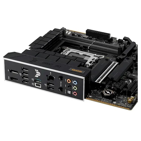 დედა დაფა ASUS Motherboard TUF GAMING B760M-PLUS WIFI II s1700 B760 4xDDR5 M.2 HDMI DP Wi-Fi BT mATX, 4 imageდედა დაფა ASUS Motherboard TUF GAMING B760M-PLUS WIFI II s1700 B760 4xDDR5 M.2 HDMI DP Wi-Fi BT mATX, 4 imageდედა დაფა ASUS Motherboard TUF GAMING B760M-PLUS WIFI II s1700 B760 4xDDR5 M.2 HDMI DP Wi-Fi BT mATX, 4 image