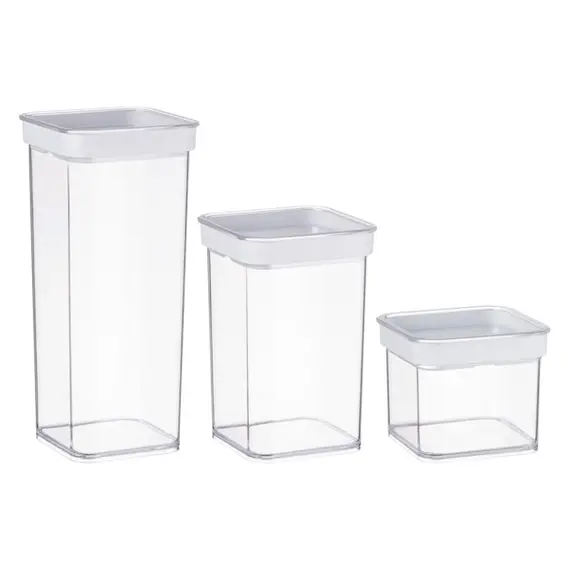 Container set Ardesto Food storage containers Fresh, 3pcs, plastic, whiteContainer set Ardesto Food storage containers Fresh, 3pcs, plastic, whiteContainer set Ardesto Food storage containers Fresh, 3pcs, plastic, white