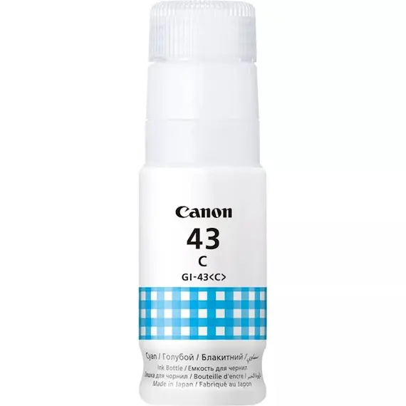 Ink Canon GI-43 CYAN - 4672C001AAInk Canon GI-43 CYAN - 4672C001AAInk Canon GI-43 CYAN - 4672C001AA