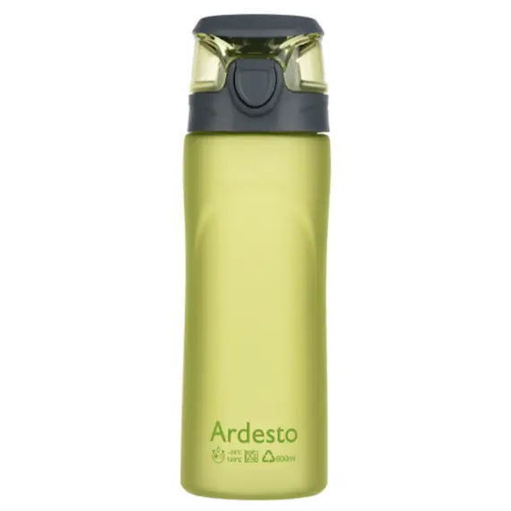 წყლის ბოთლი Ardesto Bottle, 600ml, plastic, greenწყლის ბოთლი Ardesto Bottle, 600ml, plastic, greenწყლის ბოთლი Ardesto Bottle, 600ml, plastic, green