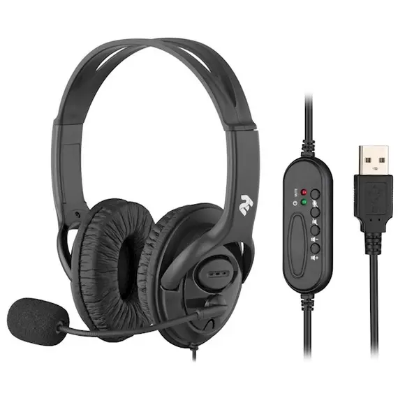 ყურსასმენი 2E PC headset stereo Over-ear CH13 USB, omni-mic, 2m, blackყურსასმენი 2E PC headset stereo Over-ear CH13 USB, omni-mic, 2m, blackყურსასმენი 2E PC headset stereo Over-ear CH13 USB, omni-mic, 2m, black