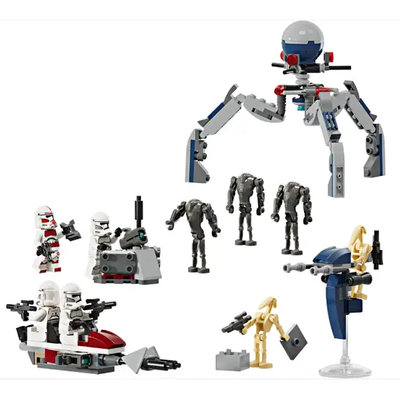 ლეგო LEGO Constructor STAR WARS TM CLONE TROOPER™ & BATTLE DROID™ BATTLE PA, 2 imageლეგო LEGO Constructor STAR WARS TM CLONE TROOPER™ & BATTLE DROID™ BATTLE PA, 2 imageლეგო LEGO Constructor STAR WARS TM CLONE TROOPER™ & BATTLE DROID™ BATTLE PA, 2 image