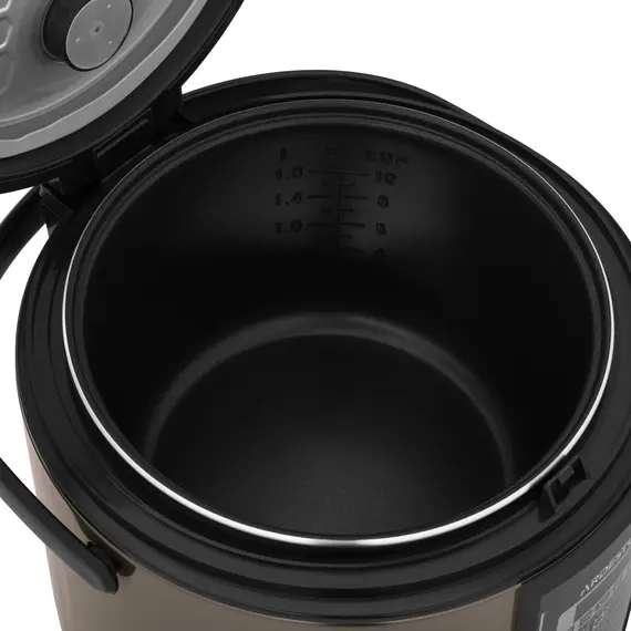 ARDESTO Multicooker, 860W, bowl-5L, electronic control, recipes book, inox+ plastic, bronz, 6 imageARDESTO Multicooker, 860W, bowl-5L, electronic control, recipes book, inox+ plastic, bronz, 6 imageARDESTO Multicooker, 860W, bowl-5L, electronic control, recipes book, inox+ plastic, bronz, 6 image