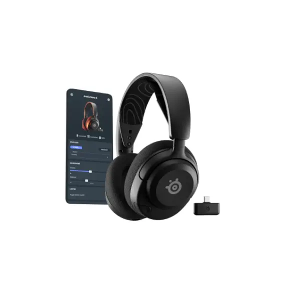 ყურსასმენი SteelSeries Gaming Headset Arctis Nova 5 PS5, BT/WL (61670_SS) Black, 3 imageყურსასმენი SteelSeries Gaming Headset Arctis Nova 5 PS5, BT/WL (61670_SS) Black, 3 imageყურსასმენი SteelSeries Gaming Headset Arctis Nova 5 PS5, BT/WL (61670_SS) Black, 3 image