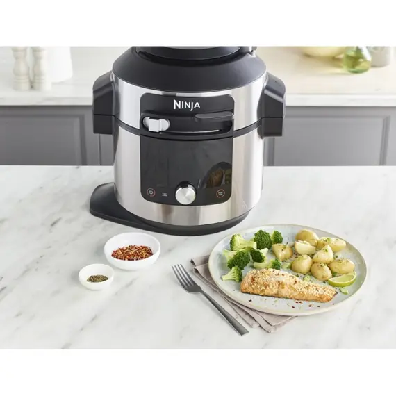 Ninja OL750EU, 1500W, 7.5L, Multifunction Cooker, Silver/Black, 6 imageNinja OL750EU, 1500W, 7.5L, Multifunction Cooker, Silver/Black, 6 imageNinja OL750EU, 1500W, 7.5L, Multifunction Cooker, Silver/Black, 6 image