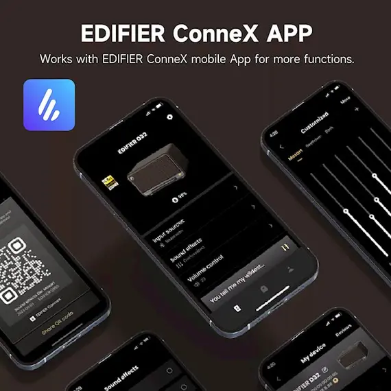 დინამიკი Edifier D32 Tabletop Wireless Speaker Black Walnut, 10 imageდინამიკი Edifier D32 Tabletop Wireless Speaker Black Walnut, 10 imageდინამიკი Edifier D32 Tabletop Wireless Speaker Black Walnut, 10 image