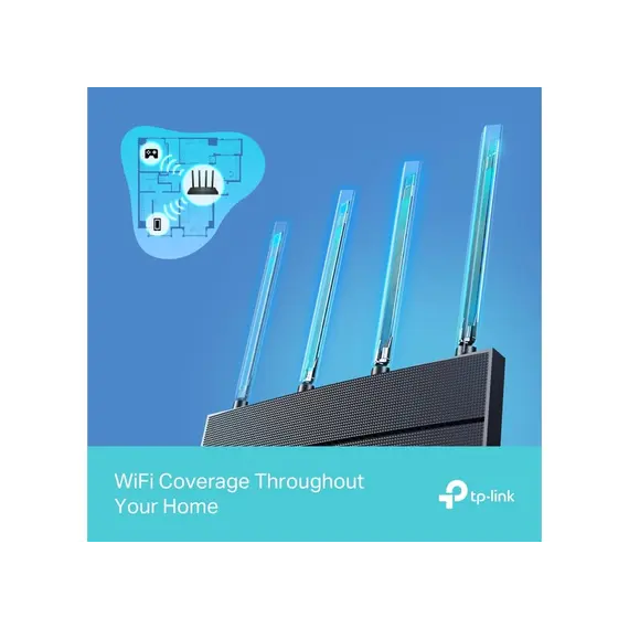 Wi-Fi როუტერი TP-Link AX1500 Gigabit Wi-Fi 6 Router Black, 6 imageWi-Fi როუტერი TP-Link AX1500 Gigabit Wi-Fi 6 Router Black, 6 imageWi-Fi როუტერი TP-Link AX1500 Gigabit Wi-Fi 6 Router Black, 6 image