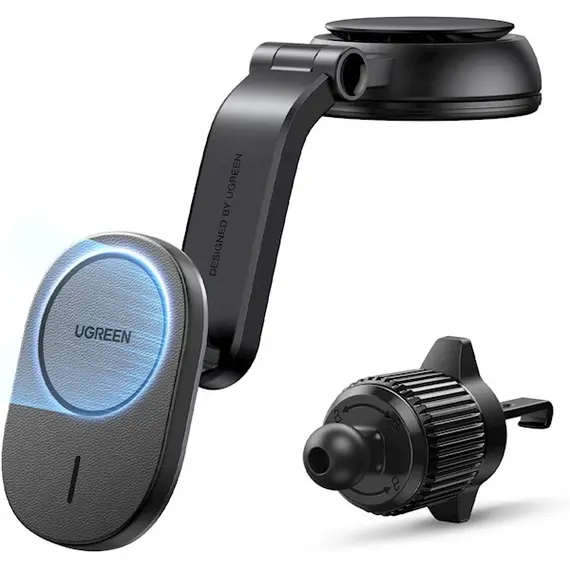 უსადენო დამტენი UGREEN CD345 (15120), 15W, Magnetic Car Wireless Charger MagSafe, Black, 2 imageუსადენო დამტენი UGREEN CD345 (15120), 15W, Magnetic Car Wireless Charger MagSafe, Black, 2 imageუსადენო დამტენი UGREEN CD345 (15120), 15W, Magnetic Car Wireless Charger MagSafe, Black, 2 image