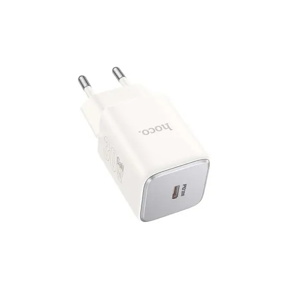 Adapter Hoco N43 Vista single port PD30W charger moonlight white, 3 imageAdapter Hoco N43 Vista single port PD30W charger moonlight white, 3 imageAdapter Hoco N43 Vista single port PD30W charger moonlight white, 3 image