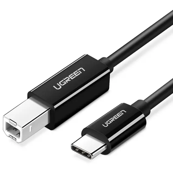 პრინტერის კაბელი UGREEN US241 (80811), USB-C Male To USB-B 2.0 Male, Printer Cable, 1M, Blackპრინტერის კაბელი UGREEN US241 (80811), USB-C Male To USB-B 2.0 Male, Printer Cable, 1M, Blackპრინტერის კაბელი UGREEN US241 (80811), USB-C Male To USB-B 2.0 Male, Printer Cable, 1M, Black