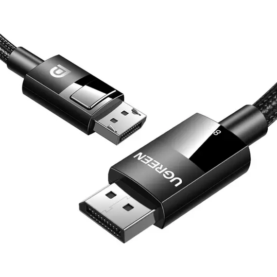 Video Cable UGREEN DP114 (80393), 8K, DisplayPort To DisplayPort, 3m, Black, 2 imageVideo Cable UGREEN DP114 (80393), 8K, DisplayPort To DisplayPort, 3m, Black, 2 imageVideo Cable UGREEN DP114 (80393), 8K, DisplayPort To DisplayPort, 3m, Black, 2 image
