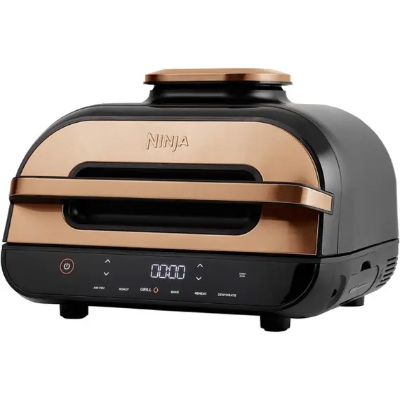 Ninja AG551EUCP Foodi Max Health, 2460W, 3.8L, Grill And Air Fryer, Gold/Black, 2 imageNinja AG551EUCP Foodi Max Health, 2460W, 3.8L, Grill And Air Fryer, Gold/Black, 2 imageNinja AG551EUCP Foodi Max Health, 2460W, 3.8L, Grill And Air Fryer, Gold/Black, 2 image