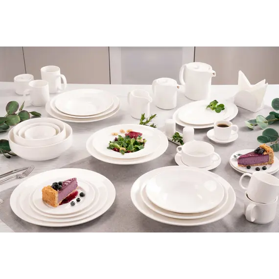 Ardesto Dinner plate Prato, 25сm, porcelain, white, 7 imageArdesto Dinner plate Prato, 25сm, porcelain, white, 7 imageArdesto Dinner plate Prato, 25сm, porcelain, white, 7 image
