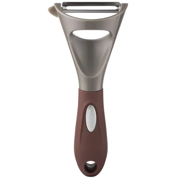 ბოსტნეულის სათლელი Ardesto Peeler Gemini, 19.5cm, stainless steel, nylon, gray-brown, 6 imageბოსტნეულის სათლელი Ardesto Peeler Gemini, 19.5cm, stainless steel, nylon, gray-brown, 6 imageბოსტნეულის სათლელი Ardesto Peeler Gemini, 19.5cm, stainless steel, nylon, gray-brown, 6 image
