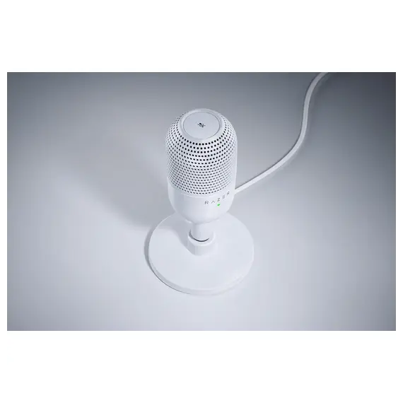 მიკროფონი Razer gaming microphone Seiren V3 Mini, Omni, USB-A, 1.2m, white, 3 imageმიკროფონი Razer gaming microphone Seiren V3 Mini, Omni, USB-A, 1.2m, white, 3 imageმიკროფონი Razer gaming microphone Seiren V3 Mini, Omni, USB-A, 1.2m, white, 3 image