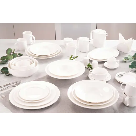 Ardesto Dinner plate Prato, 25сm, porcelain, white, 6 imageArdesto Dinner plate Prato, 25сm, porcelain, white, 6 imageArdesto Dinner plate Prato, 25сm, porcelain, white, 6 image