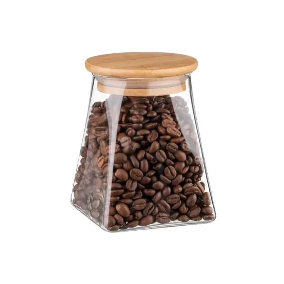 Ardesto Jar Midori, 510ml, glass, bamboo, cone, transparent, 4 imageArdesto Jar Midori, 510ml, glass, bamboo, cone, transparent, 4 imageArdesto Jar Midori, 510ml, glass, bamboo, cone, transparent, 4 image