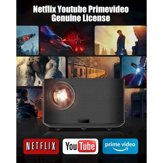 Projector Byintek X30, Smart LCD Projector, FHD 1920x1080, 650lm, Black, 3 imageProjector Byintek X30, Smart LCD Projector, FHD 1920x1080, 650lm, Black, 3 imageProjector Byintek X30, Smart LCD Projector, FHD 1920x1080, 650lm, Black, 3 image