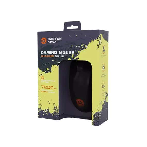 მაუსი Canyon GM-321 Wired - Black, 4 imageმაუსი Canyon GM-321 Wired - Black, 4 imageმაუსი Canyon GM-321 Wired - Black, 4 image