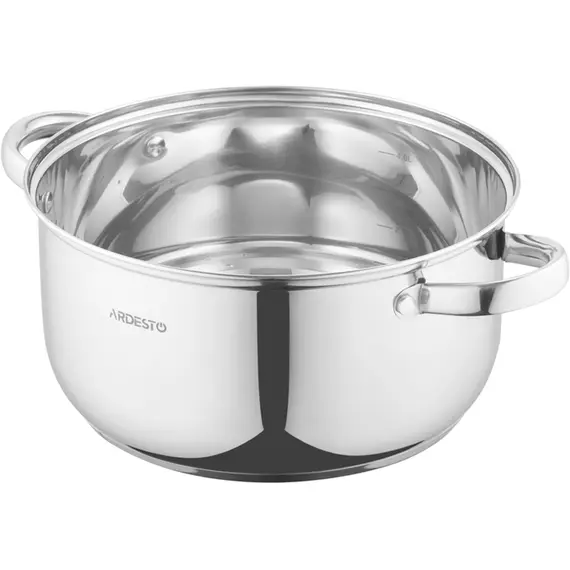 ქვაბი Ardesto Casserole with glass lid Gemini Gourmet Aosta, 5l, stainless steel, 2 imageქვაბი Ardesto Casserole with glass lid Gemini Gourmet Aosta, 5l, stainless steel, 2 imageქვაბი Ardesto Casserole with glass lid Gemini Gourmet Aosta, 5l, stainless steel, 2 image