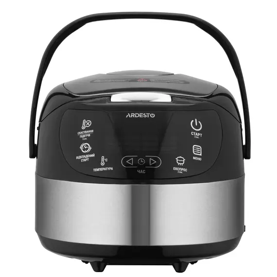 ARDESTO multicooker, 860W, bowl-5L, electronic control, fry basket , inox/plastic , silver, 5 imageARDESTO multicooker, 860W, bowl-5L, electronic control, fry basket , inox/plastic , silver, 5 imageARDESTO multicooker, 860W, bowl-5L, electronic control, fry basket , inox/plastic , silver, 5 image