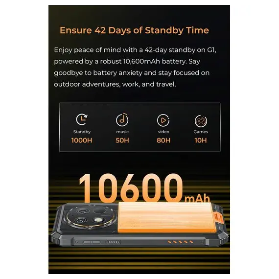 მობილური ტელეფონი OUKITEL G1 Black, 6 imageმობილური ტელეფონი OUKITEL G1 Black, 6 imageმობილური ტელეფონი OUKITEL G1 Black, 6 image