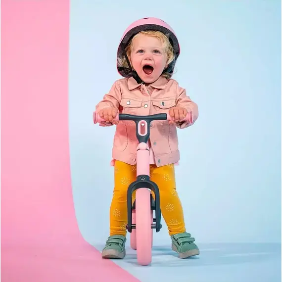 YVolution YT16P2 Bigovel Yvelo, Children's Balance Bicycle, Junior Pink, 5 imageYVolution YT16P2 Bigovel Yvelo, Children's Balance Bicycle, Junior Pink, 5 imageYVolution YT16P2 Bigovel Yvelo, Children's Balance Bicycle, Junior Pink, 5 image