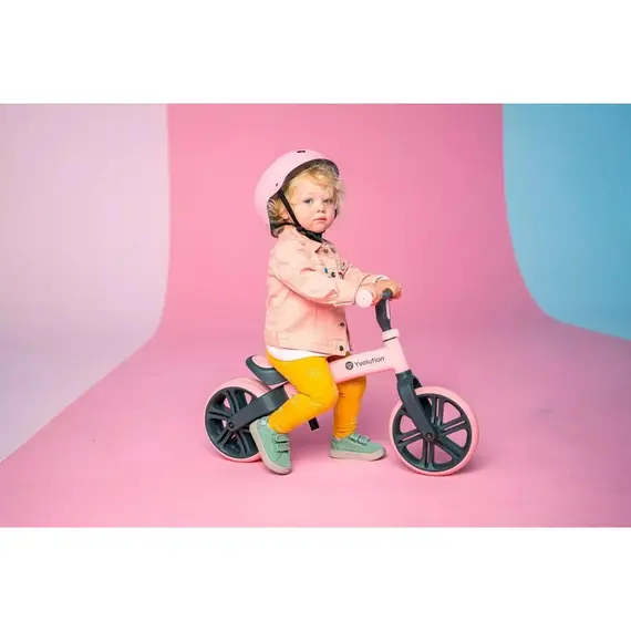 YVolution YT16P2 Bigovel Yvelo, Children's Balance Bicycle, Junior Pink, 6 imageYVolution YT16P2 Bigovel Yvelo, Children's Balance Bicycle, Junior Pink, 6 imageYVolution YT16P2 Bigovel Yvelo, Children's Balance Bicycle, Junior Pink, 6 image