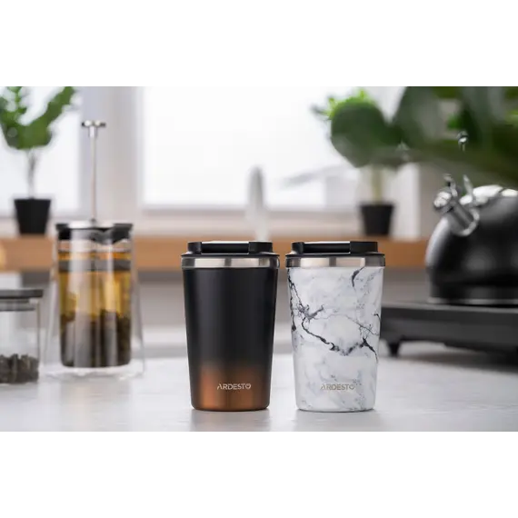 თერმოსი Ardesto Travel mug Marmo, 360ml, stainless steel, 2 imageთერმოსი Ardesto Travel mug Marmo, 360ml, stainless steel, 2 imageთერმოსი Ardesto Travel mug Marmo, 360ml, stainless steel, 2 image