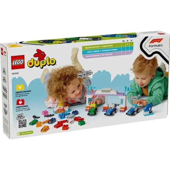 LEGO Constructor DUPLO Town F1 Team Race Cars & Drivers, 4 imageLEGO Constructor DUPLO Town F1 Team Race Cars & Drivers, 4 imageLEGO Constructor DUPLO Town F1 Team Race Cars & Drivers, 4 image