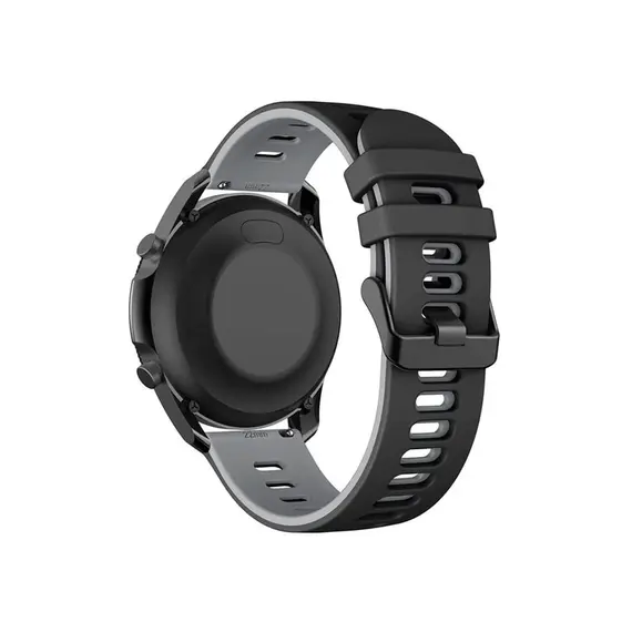 Smart watch strap For Samsung Galaxy Watch's Silicone Watch Strap 20mm - Black / Grey, 2 imageSmart watch strap For Samsung Galaxy Watch's Silicone Watch Strap 20mm - Black / Grey, 2 imageSmart watch strap For Samsung Galaxy Watch's Silicone Watch Strap 20mm - Black / Grey, 2 image