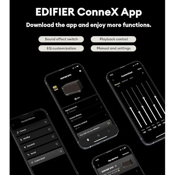 დინამიკი Edifier D32, 60W, Bluetooth, USB-C, AUX, Speaker, Brown, 12 imageდინამიკი Edifier D32, 60W, Bluetooth, USB-C, AUX, Speaker, Brown, 12 imageდინამიკი Edifier D32, 60W, Bluetooth, USB-C, AUX, Speaker, Brown, 12 image