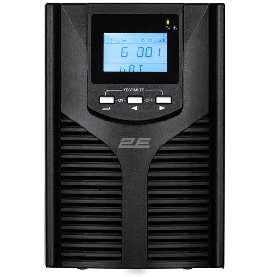 Uninterruptible Power Supply 2E 2E-OD2000 Online, 2000VA, LCD, RS-232, USB, Black, 2 imageUninterruptible Power Supply 2E 2E-OD2000 Online, 2000VA, LCD, RS-232, USB, Black, 2 imageUninterruptible Power Supply 2E 2E-OD2000 Online, 2000VA, LCD, RS-232, USB, Black, 2 image