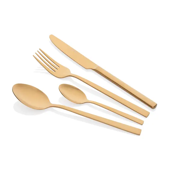 Ardesto Cutlery set Black Mars Favola, 4pcs, stainless steel, goldenArdesto Cutlery set Black Mars Favola, 4pcs, stainless steel, goldenArdesto Cutlery set Black Mars Favola, 4pcs, stainless steel, golden