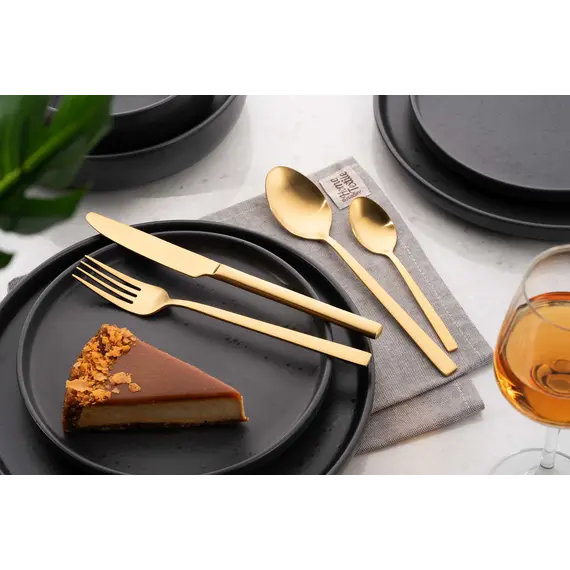 Ardesto Cutlery set Black Mars Favola, 4pcs, stainless steel, golden, 4 imageArdesto Cutlery set Black Mars Favola, 4pcs, stainless steel, golden, 4 imageArdesto Cutlery set Black Mars Favola, 4pcs, stainless steel, golden, 4 image