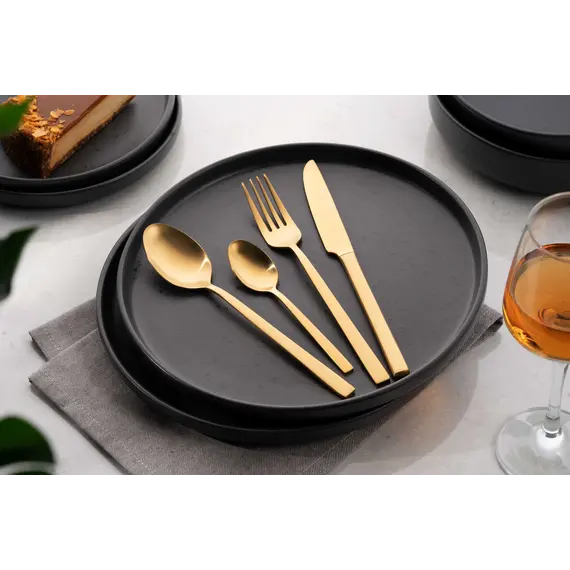 Ardesto Cutlery set Black Mars Favola, 4pcs, stainless steel, golden, 3 imageArdesto Cutlery set Black Mars Favola, 4pcs, stainless steel, golden, 3 imageArdesto Cutlery set Black Mars Favola, 4pcs, stainless steel, golden, 3 image