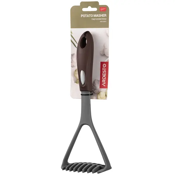 Ardesto Potato masher Gemini, 32.5cm, nylon, grey-brownArdesto Potato masher Gemini, 32.5cm, nylon, grey-brownArdesto Potato masher Gemini, 32.5cm, nylon, grey-brown