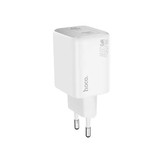 ადაპტერი Hoco N42 Elogiado dual-port PD45W (2C) charger white, 2 imageადაპტერი Hoco N42 Elogiado dual-port PD45W (2C) charger white, 2 imageადაპტერი Hoco N42 Elogiado dual-port PD45W (2C) charger white, 2 image