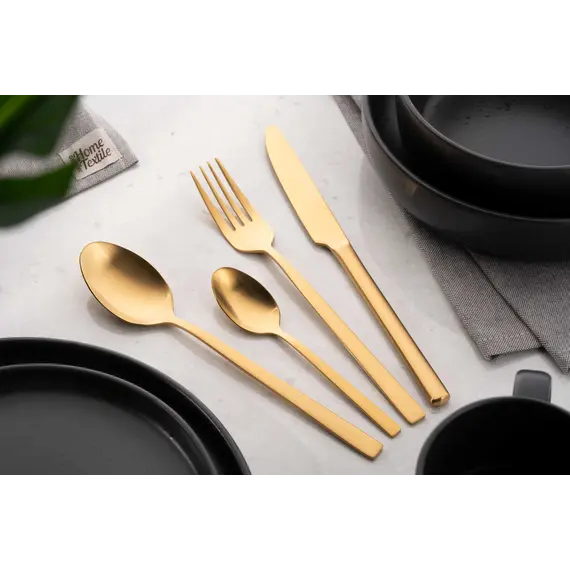 Ardesto Cutlery set Black Mars Favola, 4pcs, stainless steel, golden, 2 imageArdesto Cutlery set Black Mars Favola, 4pcs, stainless steel, golden, 2 imageArdesto Cutlery set Black Mars Favola, 4pcs, stainless steel, golden, 2 image
