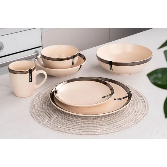 სალათის თასი Ardesto Bowl Liguria Cream, 22cm, ceramics, creamy, 3 imageსალათის თასი Ardesto Bowl Liguria Cream, 22cm, ceramics, creamy, 3 imageსალათის თასი Ardesto Bowl Liguria Cream, 22cm, ceramics, creamy, 3 image