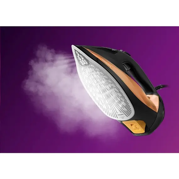 Philips DST7040/80, 2800W, 300ML, Steam Iron, Black/Golden, 4 imagePhilips DST7040/80, 2800W, 300ML, Steam Iron, Black/Golden, 4 imagePhilips DST7040/80, 2800W, 300ML, Steam Iron, Black/Golden, 4 image