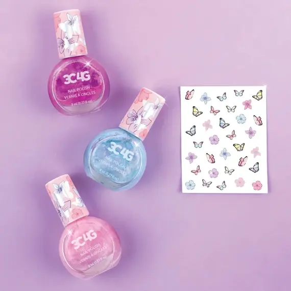 Nail Polish Set Make It Real 10043MR 3C4G, Butterfly Nail Polish, 3 imageNail Polish Set Make It Real 10043MR 3C4G, Butterfly Nail Polish, 3 imageNail Polish Set Make It Real 10043MR 3C4G, Butterfly Nail Polish, 3 image