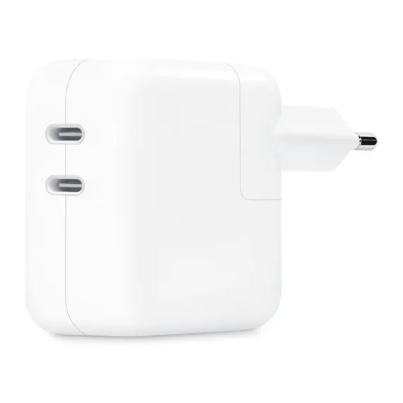 ადაპტერი Apple 35W Dual USB-C Port Power Adapter (MNWP3ZM/A), 2 imageადაპტერი Apple 35W Dual USB-C Port Power Adapter (MNWP3ZM/A), 2 imageადაპტერი Apple 35W Dual USB-C Port Power Adapter (MNWP3ZM/A), 2 image