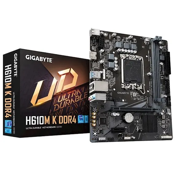 Motherboard Gigabyte H610M_K_DDR4, LGA 1700, DDR4, 64GBMotherboard Gigabyte H610M_K_DDR4, LGA 1700, DDR4, 64GBMotherboard Gigabyte H610M_K_DDR4, LGA 1700, DDR4, 64GB